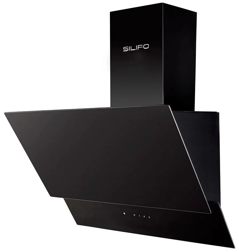 Silifo Απορροφητήρας Καμινάδα Sf6610 Μαύρος (Χειριστήριο) (4 Έτη Εγγύηση Ελληνικής Αντιπροσωπείας)