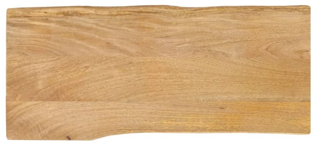 Επιφάνεια Τραπεζιού 80x40x2,5 εκ. Live Edge Μασίφ Ξύλο Μάνγκο