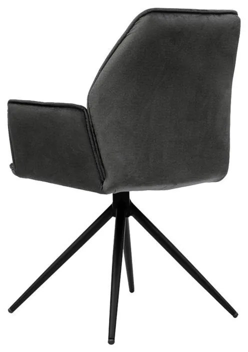 Καρέκλα Τραπεζαρίας Dorothee Μεταλλική Fylliana Γκρί 58x46x91εκ. 2αδα 58x46x91 εκ.
