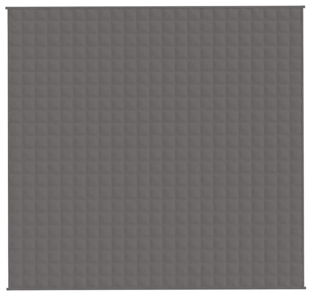 Κουβέρτα Βαρύτητας Γκρι 220 x 235 εκ. 15 κ. Υφασμάτινη - Γκρι