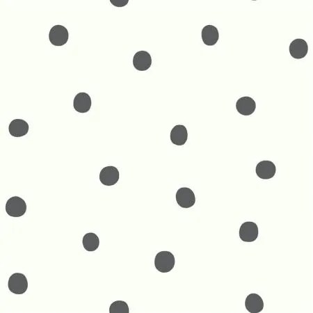 Αυτοκόλλητη Ταπετσαρία  Black Dots Peel KAL.RMK9010