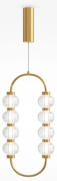 Κρεμαστό Φωτιστικό Οροφής LED 16W Χρυσό Γυαλί Amulet MOD555PL-L11G3K Maytoni-MOD555PL-L11G3K-Χρυσό MOD555PL-L11G3K