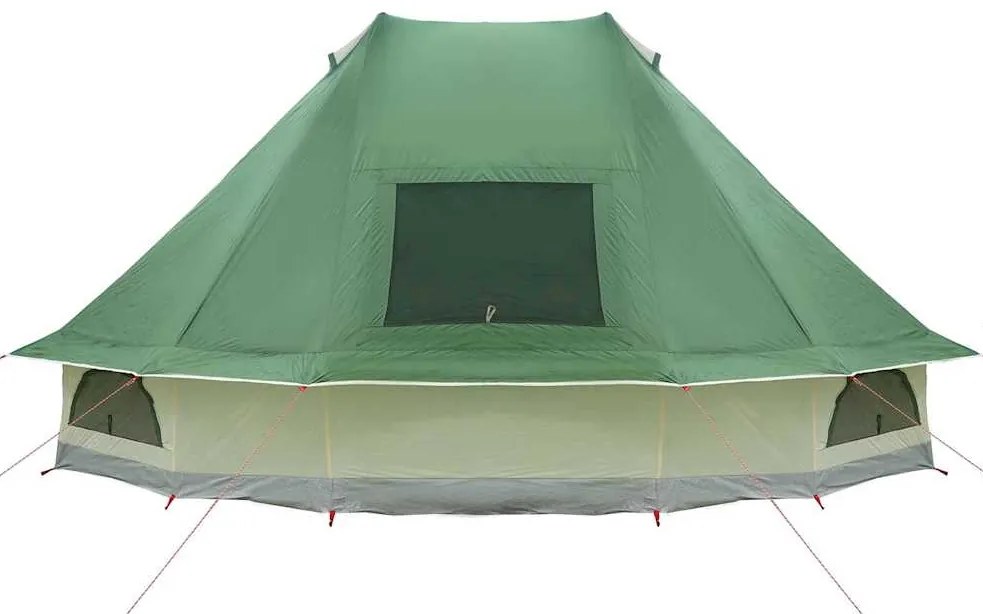 vidaXL Οικογενειακή Σκηνή Τίπι Τιπί Πράσινο 680 x 430 x 270 εκ.