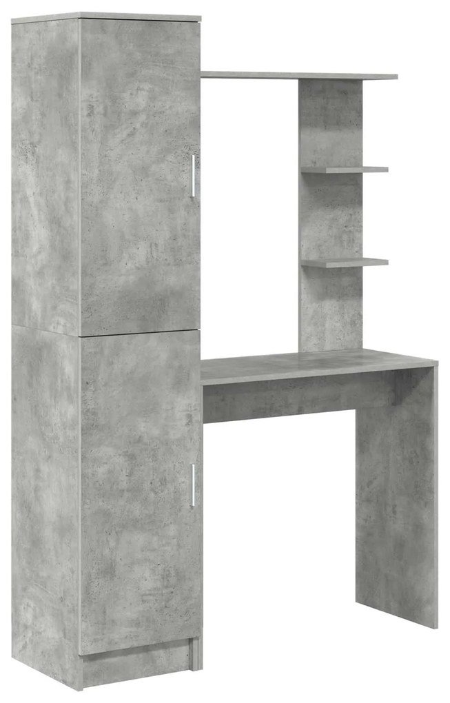 Γραφείο 2 pcs Σκυρόδεμα Γκρι