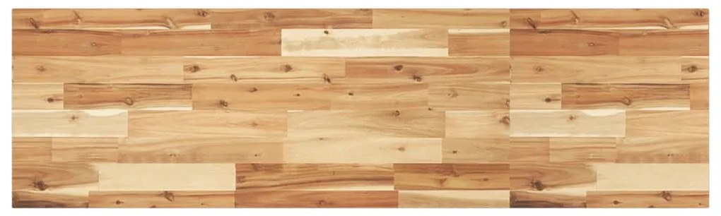 vidaXL Ράφια Κρεμαστά 2 Τεμ. 120x40x2εκ. Φινίρισμα Λαδιού Μασίφ Ακακία