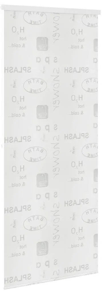 vidaXL Κουρτίνα Μπάνιου Ρολό Σχέδιο Πιτσιλιά 100 x 240 εκ.