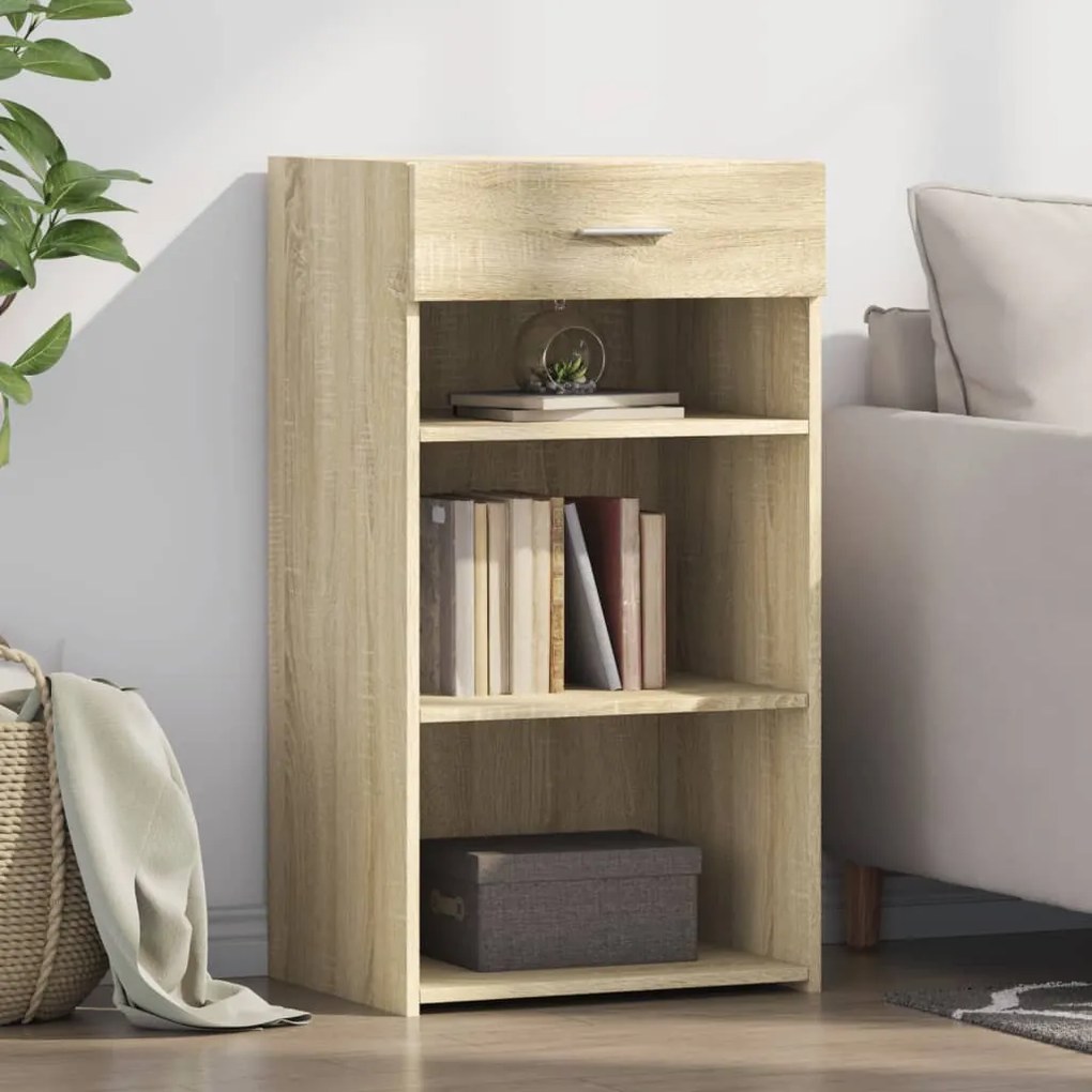 vidaXL Μπουφές Sonoma Δρυς 50x42,5x93 εκ. από Επεξεργασμένο Ξύλο