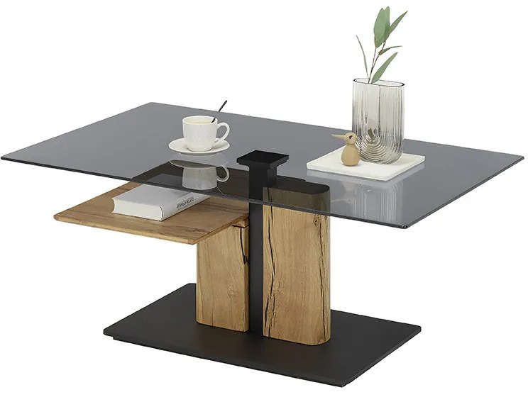 Bali Καρεκλα Relax Μαύρη + Υποπόδιο 83x86x102 cm