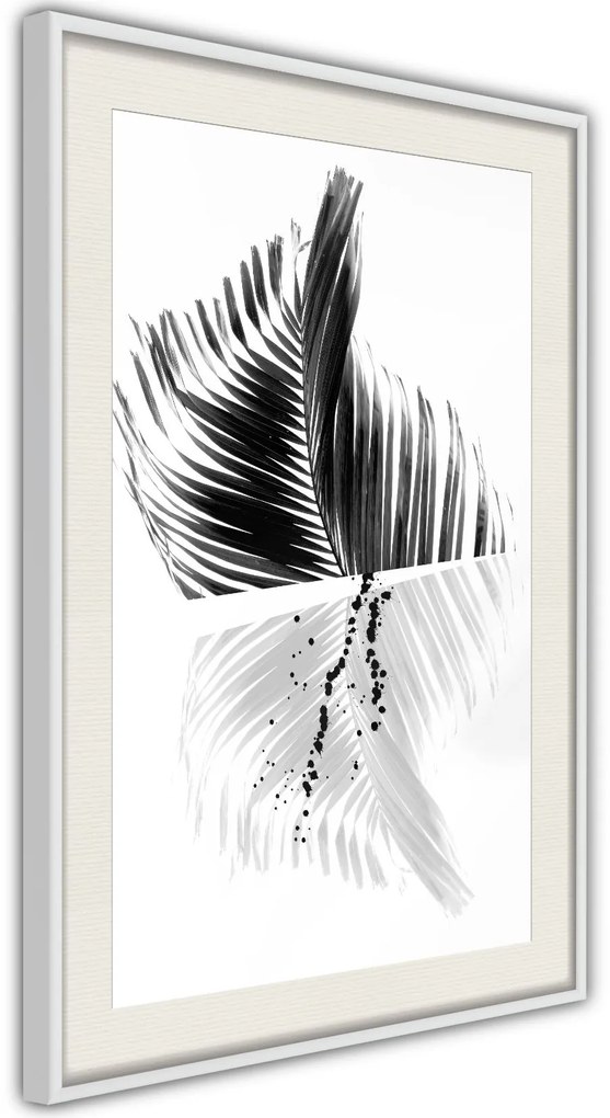 Αφίσα - Abstract Feather - 20x30 - Χρυσό - Χωρίς πασπαρτού