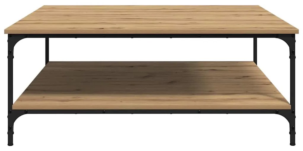 vidaXL Τραπεζάκι σαλονιού artisan δρυς 100 x 100 x 40 cm