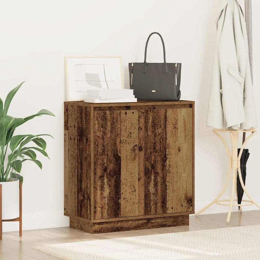 vidaXL Κομοδίνο Παλιό Ξύλο 71 x 34.5 x 75 εκ. Επεξεργασμένο ξύλο