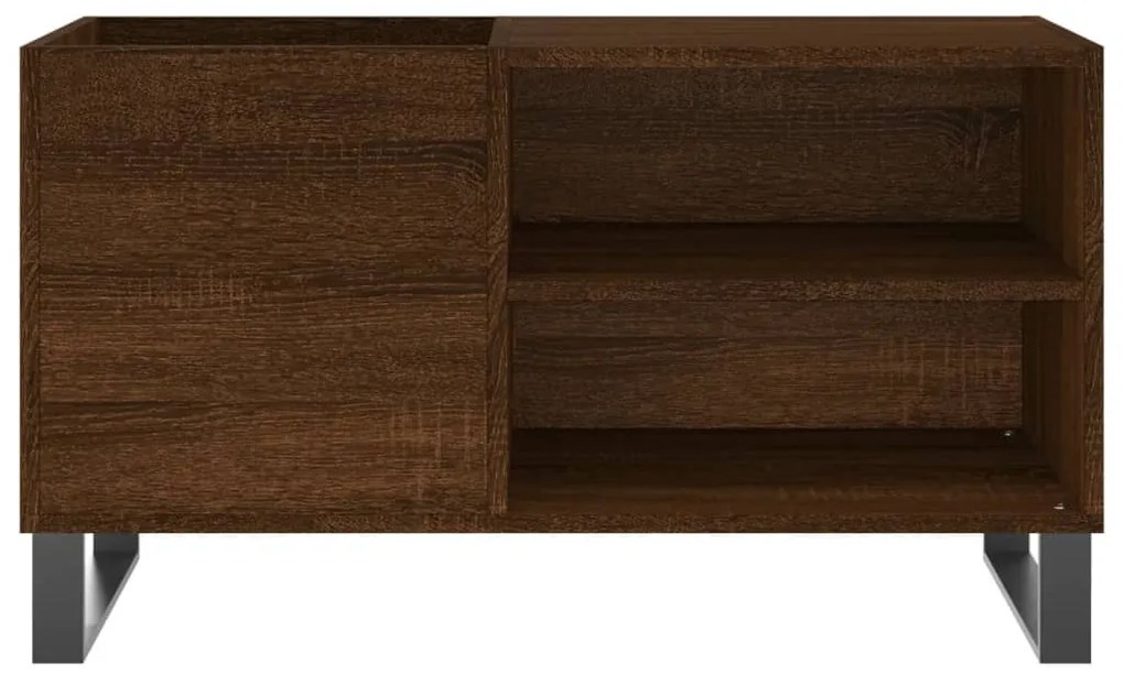 vidaXL Δισκοθήκη Καφέ Δρυς 85 x 38 x 48 εκ. από Επεξεργασμένο Ξύλο