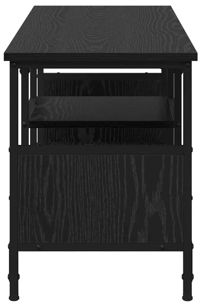 vidaXL Ντουλάπι TV Μαύρη Οξυά 100 x 35 x 45 εκ.