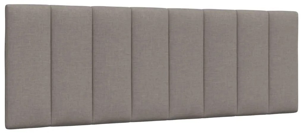 vidaXL Σκελετός Κρεβατιού Χωρίς Στρώμα Taupe 120x200 εκ. Υφασμάτινο