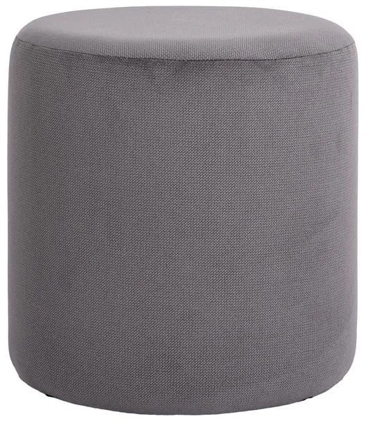 Σκαμπό Circlo Fylliana Στρόγγυλο Γκρί 34x35εκ. 34x34x35 εκ.