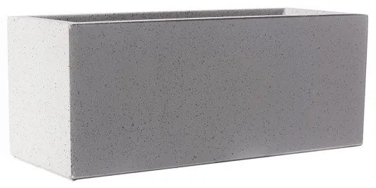 Supergreens Γλάστρα Πήλινη Ορθογώνια "Stone" Γκρι M 60x30x30 εκ.