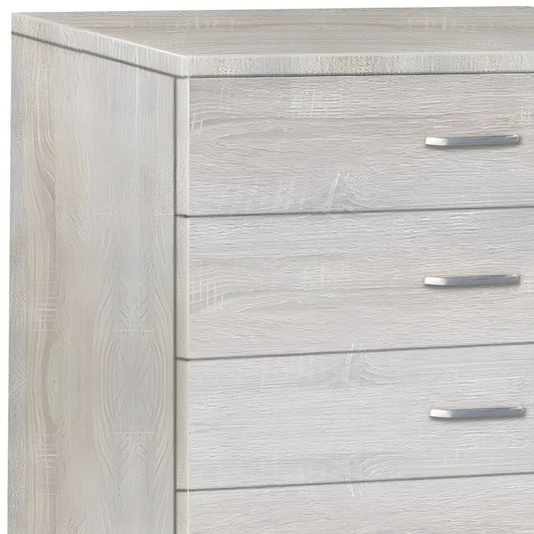 Συρταριέρα Gioko pakoworld με 5 συρτάρια σε φυσική απόχρωση 80x40x100εκ