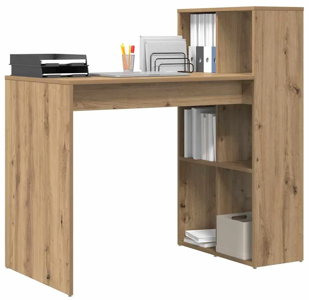 vidaXL Γραφείο Artisan Oak 108 x 55 x 103.5 εκ Επεξεργασμένο ξύλο
