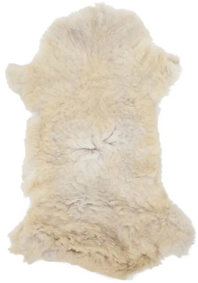 vidaXL Γούνα Προβάτου Κρεμ (60-70) x (90-100) εκ.