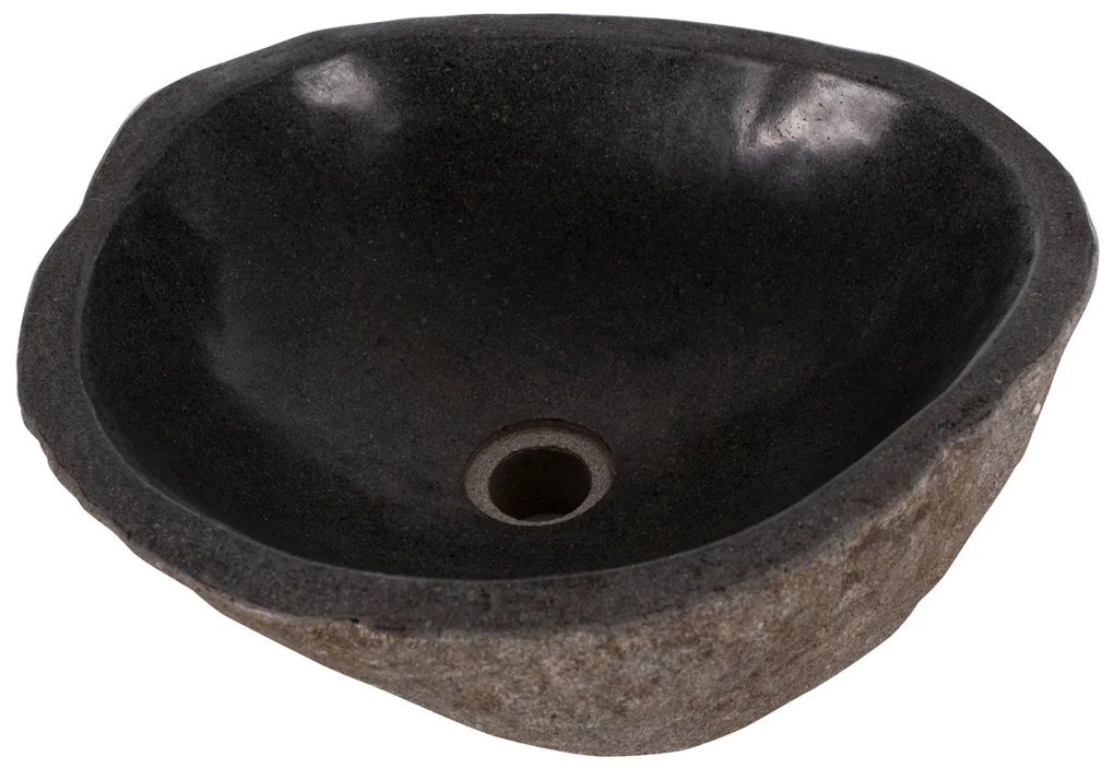 ΝΕΡΟΧΥΤΗΣ STONE SINK ΛΑΞΕΥΜΕΝΗ ΠΕΤΡΑ ΓΚΡΙ ΧΡΩΜΑ 40x40x20Yεκ.HM7807 - HM7807