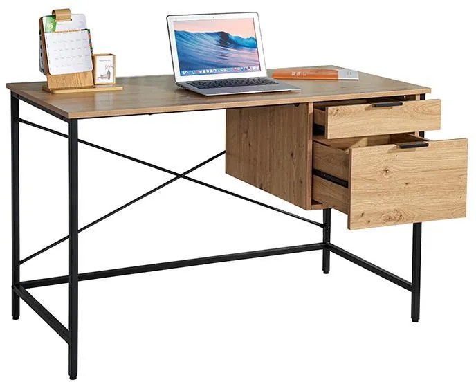 Γραφείο Edge 1932 Fylliana Μεταλλικό Sonoma - Artisan 120x60x76 εκ. 120x60x76 εκ.