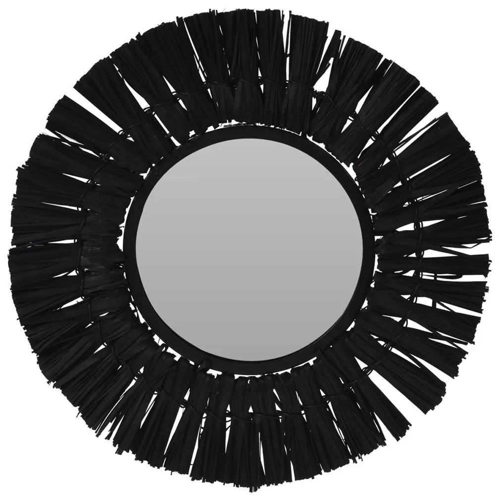 Διακοσμητικός Καθρέφτης Τοίχου (Φ30) K-M Black HZ1954330