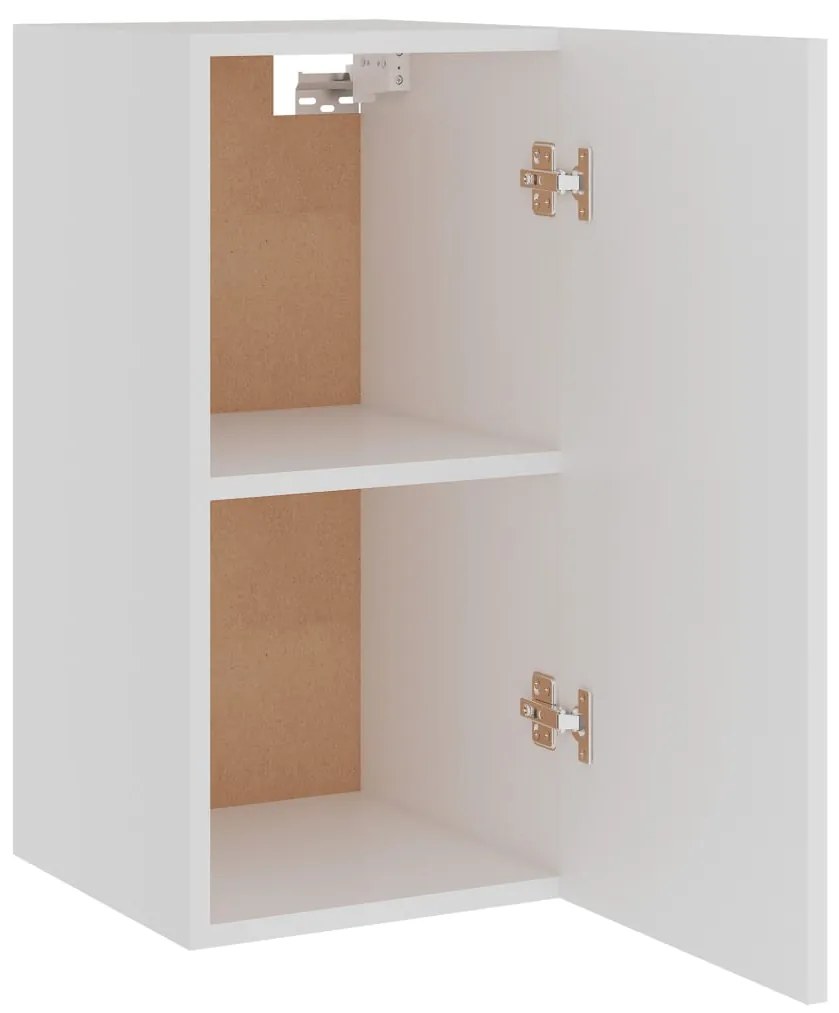 vidaXL Κρεμαστό Ντουλάπι "Lyon" Λευκό 29,5x31x60 εκ. από Τεχνητό Ξύλο