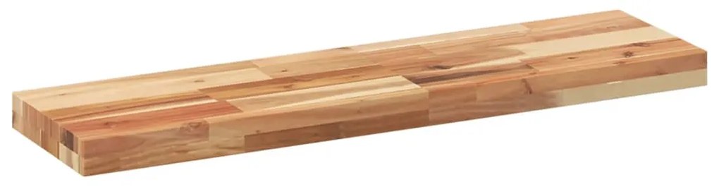 Ράφι Κρεμαστό 100x20x4 εκ. Φινίρισμα Λαδιού Μασίφ Ακακία - Καφέ