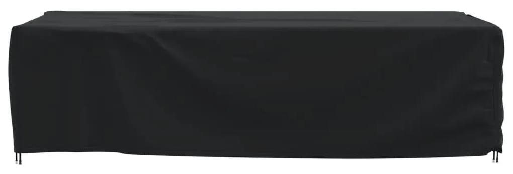 vidaXL Κάλυμμα Επίπλων Κήπου Μαύρο 315x180x74 εκ. 420D Ύφασμα Oxford