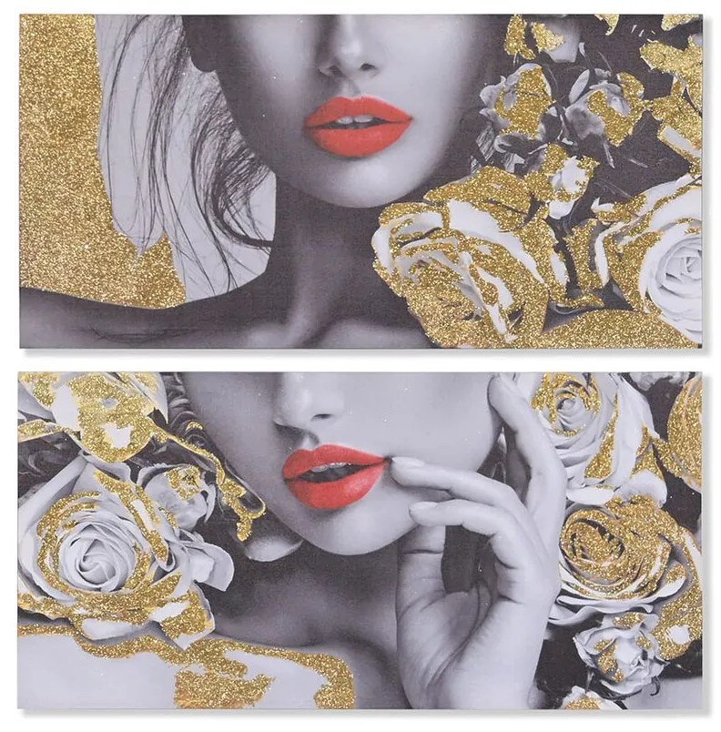 Καμβάς DKD Home Decor Καμβάς Ξύλο MDF 80 x 2 x 40 cm