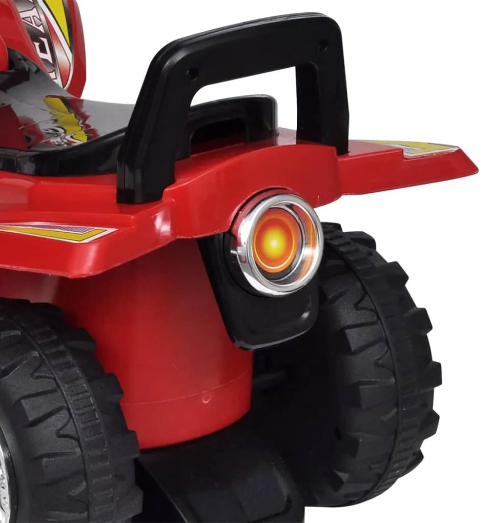vidaXL Γουρούνα Παιδική Ηλεκτροκίνητη με Ήχο και Φως Κόκκινη