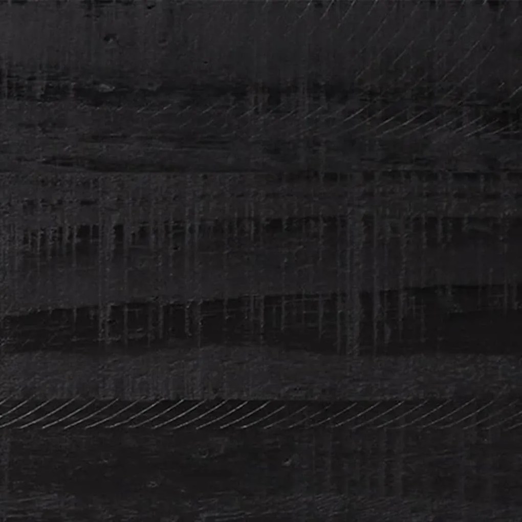 Ντουλάπι Μαύρο 110 x 35 x 70 εκ. από Μασίφ Ξύλο Πεύκου - Μαύρο
