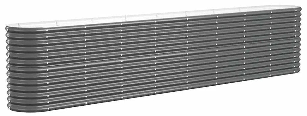 vidaXL Ζαρντινιέρα Ανθρακί 332x40x68 εκ Ατσάλι με Ηλεκτρ. Βαφή Πούδρας