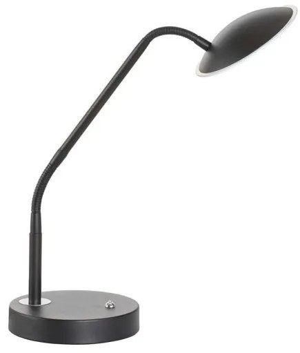 Επιτραπέζιο Φωτιστικό LED 7,5W Tallri 2700/3350/4000K Φ16 Fischer Honsel-50699-Μαύρο 50699