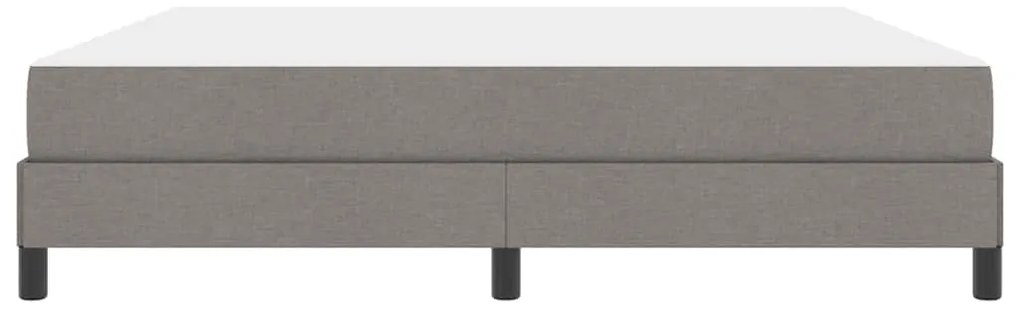 vidaXL Κρεβάτι με ελατήρια με στρώμα Taupe 180 x 200 cm ύφασμα