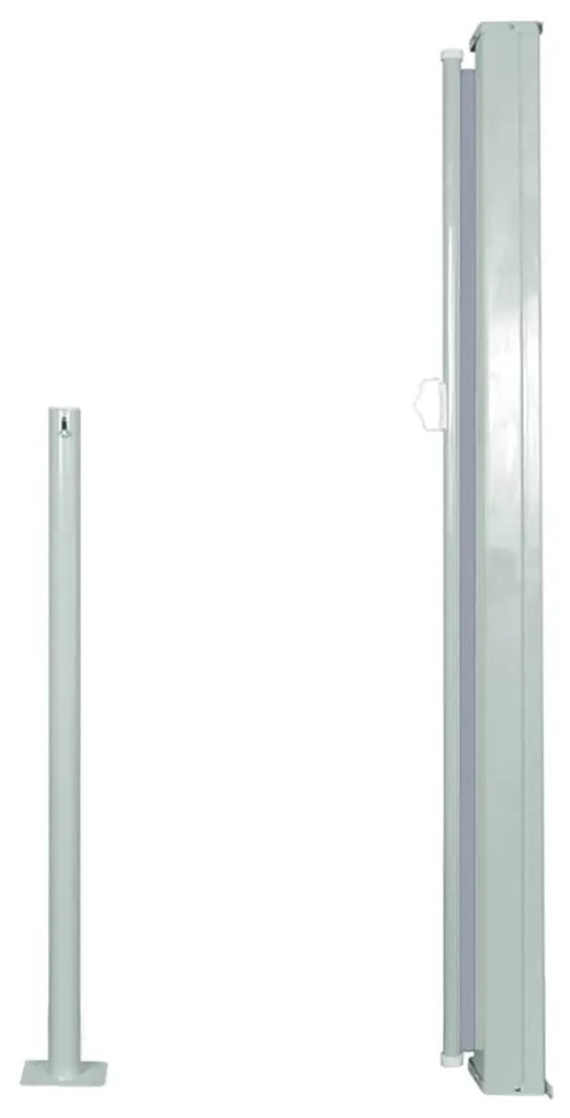 vidaXL Σκίαστρο Πλαϊνό Συρόμενο Γκρι 120 x 300 εκ.