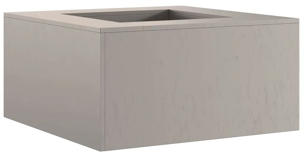 vidaXL Τζάκι Τετράγωνο 80x80x40 εκ. από Ανοξείδωτο Χάλυβα
