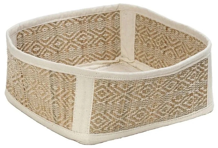 Καλάθι Ψωμιού AMN111 16x16x7cm Natural-Beige Espiel Cotton,Jute