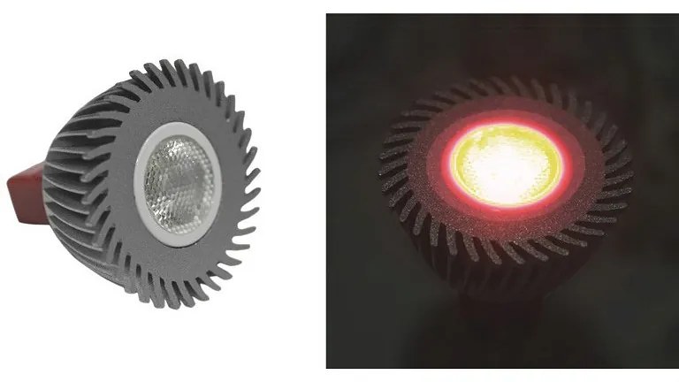 Adeleq Led Λάμπα Ισχύος Mr16 3W 12Vac-Dc 1 Led 30° Κόκκινη 13-16332