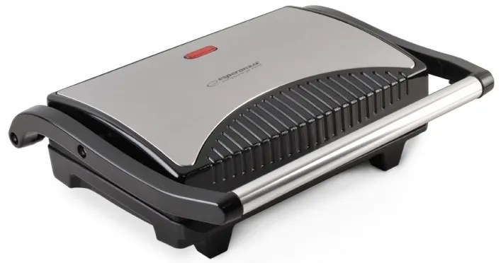 Τοστιέρα 750W Ασημί-Μαύρο Κεραμικές Πλάκες Taleggio ESPEKG006 Esperanza ESPEKG006