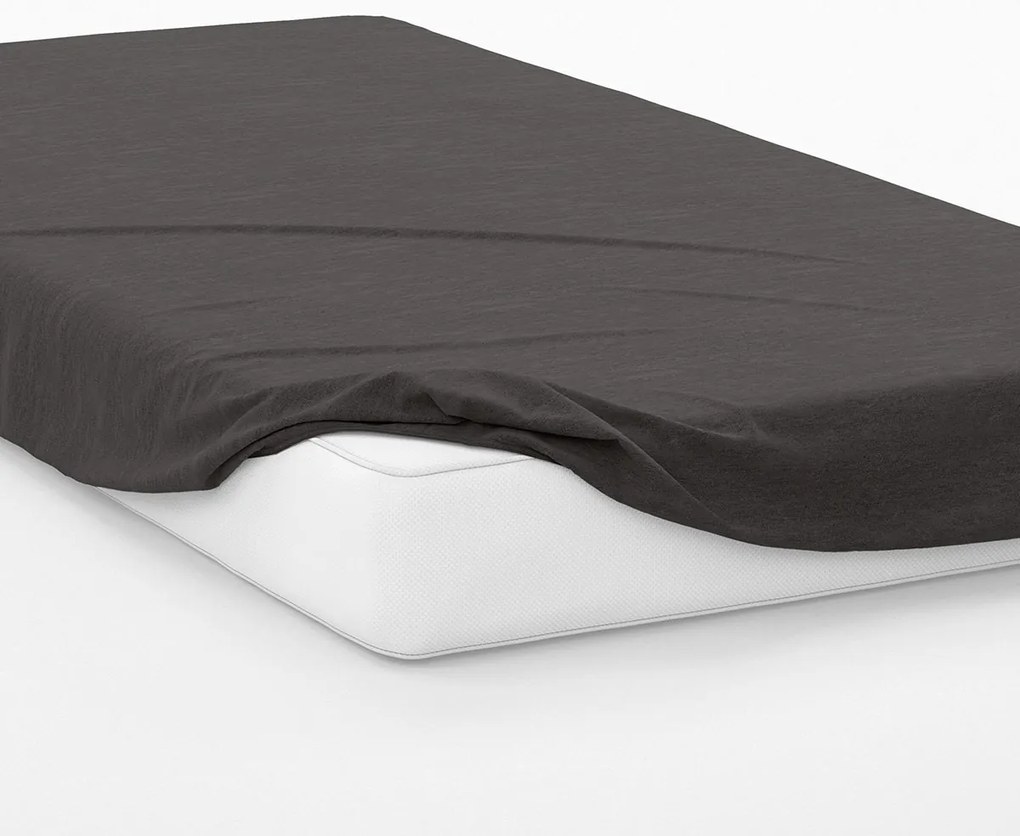 Σεντόνι King Size Με Λάστιχο (180x200+30) Dimcol Exotic Line Γκρι