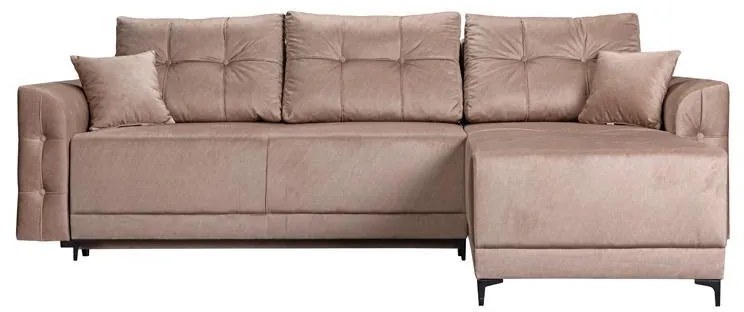 Γωνιακός Καναπές - Κρεβάτι SMAK Καφέ 266x175x83εκ 266x175x83 εκ.
