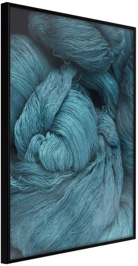 Αφίσα - Blue Skein - 30x45 - Μαύρο - Χωρίς πασπαρτού