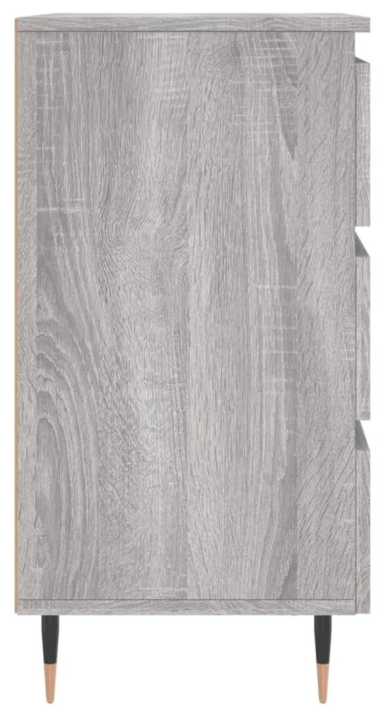 vidaXL Κομοδίνα 2 τεμ. Γκρι Sonoma 40x35x69 εκ. από Επεξεργασμένο Ξύλο