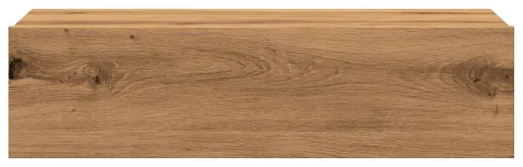 vidaXL ντουλάπι τηλεόρασης  με φώτα LED Artisan Oak 60x35x15,5 cm