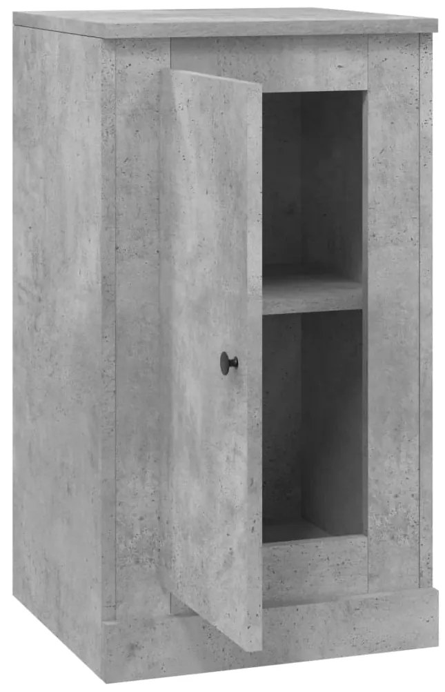 vidaXL Ντουλάπι Γκρι Σκυροδέματος 37,5x35,5x67,5 εκ. από Επεξεργ. Ξύλο