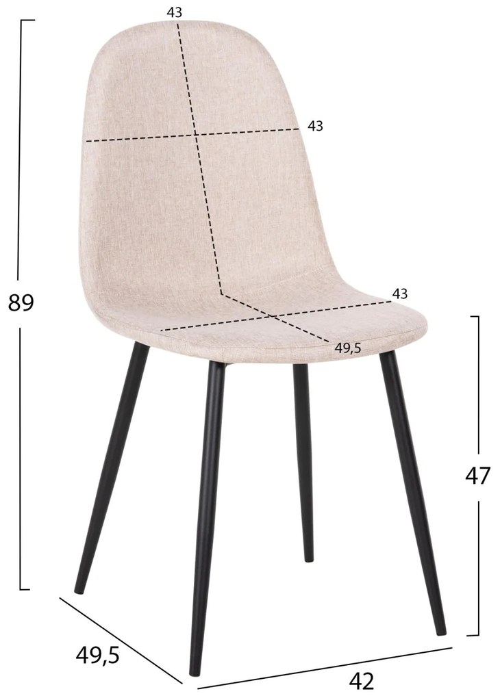 Σετ Τραπεζαρίας RAVEN C21068.01 5τεμ. Κεραμική Επιφάνεια Λευκό Μάρμαρο-Μπέζ Ύφασμα 120x70x73 εκ.