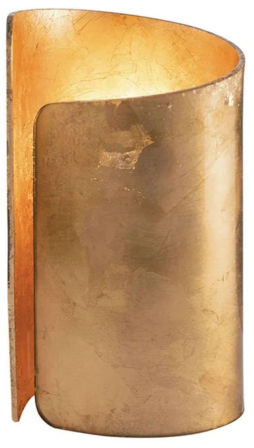 Φωτιστικό Τοίχου - Απλίκα Imagine I-IMAGINE-AP-ORO 1xE27 Led Φ15cm 25cm Gold Luce Ambiente Design Aluminium, Glass