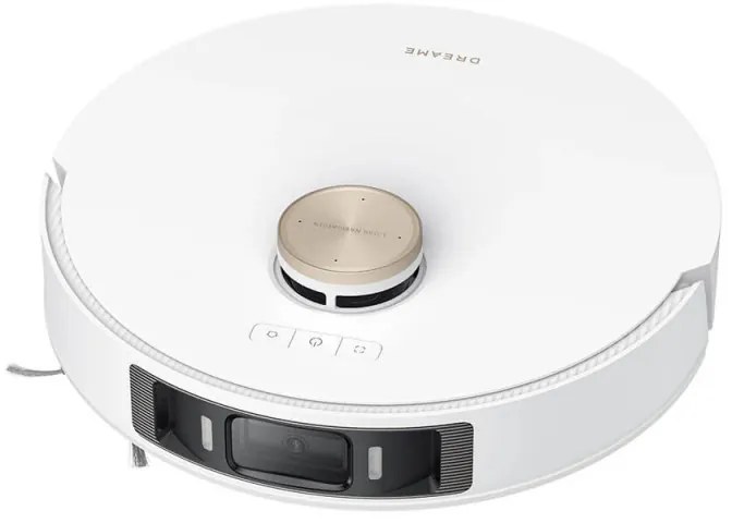 Ρομποτική ηλεκτρική σκούπα Dreame L20 Ultra, 5300 Pa, 5200 mAh, 75W, Έως 300m2, 3D χαρτογράφηση, αισθητήρας LDS, σταθμός φόρτισης, αυτονομία έως 210 λεπτά, Λευκό