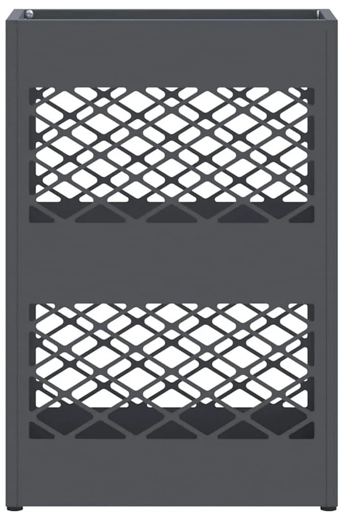 vidaXL Σχέδιο & βάση αποθήκευσης Ανθρακί 28 x 12 x 41 εκ Ατσάλι
